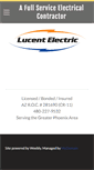 Mobile Screenshot of lucentelectric.net